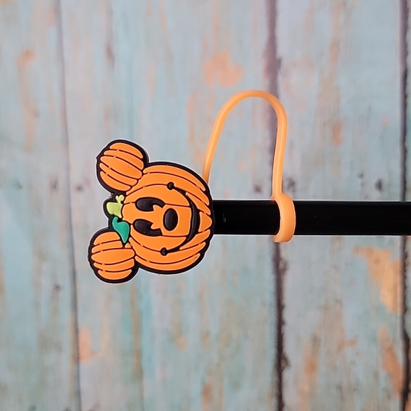 Other - Mickey Mouse Pumpkin Straw Topper